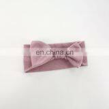 Organic Cotton Knitted Rib Knotted Baby Headband Knot thumbnail-6