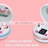 2021 New Girl Gifts bt 5.1 Auto Pair Touching Sport Wireless Mini Tws Earphones Earbuds Headphone With Mirror thumbnail-4