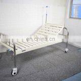 Stainless Steel Single Crank Hospital Bed for Hospital and Clinic Fullset One Function Manual Hospital Bed thumbnail-2