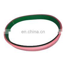Rubber Timing Belt Added Red Rubber Coatding Belt