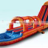 Hot selling customized one lane inflatable water slide for kids and adults