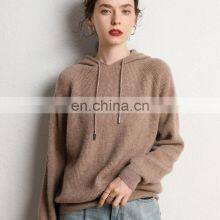 Женская модная кепка-шапочка из кашемирной шерсти с рифленым вязанием, свободного стиля thumbnail-2