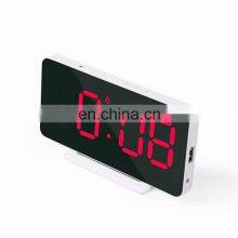 K&B Mini Desktop Led Digital Alarm Clock With USB Output Temperature and Date Display thumbnail-3