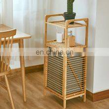 Best Supplies Latest Washing Eco Friendly Easy Empty Big Cloth Wooden Laundry Basket thumbnail-3