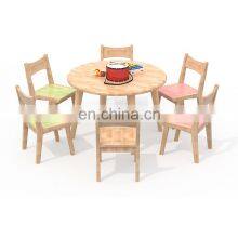 Kids Study Table and Chairs Kindergarten Classroom Furniture Nursery Wooden Furniture Sets thumbnail-2