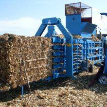 Hydraulic Straw Bale Press Machine/Hydraulic Hay Bale Press And Waste Plastic Packing Machine