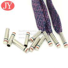 Rubber Coating Metal Drawstring Cord Ends Waist Rope Drawstring Rope Aglet Tips Custom Polyester Metal Aglets thumbnail-2