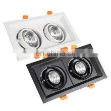 Adjustable Dimmable Rotating Spot Down Light Recessed Ceiling Round Spotlight COB LED Spotlight Downlight thumbnail-1