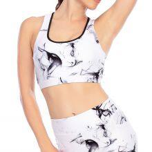 Sublimation Fitness Work Out Women Sportswear Purple Tank Top Girl's Training Yoga Bra thumbnail-4
