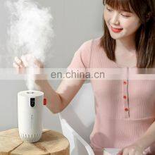 New Arrival Led Display Portable Rechargeable Room Office Desk Mini LED Night Light Air Humidifier