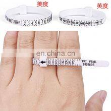 Ring Sizer UK/US Official Ring Size Measuring Instrument Men Women Finger Sizers Professional DIY Jewelry Accessories Tools thumbnail-5
