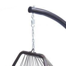 Outdoor Durable Rattan Foldable Hanging Egg Chair With Cushion thumbnail-2