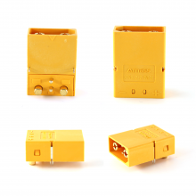 Genuine Amass XT90I XT90IPB XT90IPW-F/M Connectors Male Female High Current 4pin XT90(2+2) Connectors thumbnail-2