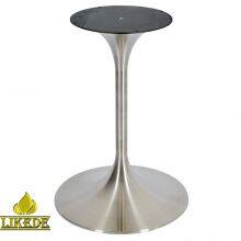 Hot Sale 304# Stainless Steel Table Base Metal Trumpet Tulip Design Outdoor Living Room Bedroom-Coffee Dining Granite Table