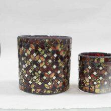 Mosaic Vase Glass Jar