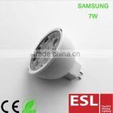 Aluminum Housing GU10/MR16 9 Pcs 5730SMD Samsung 7W LED Spotlights thumbnail-1