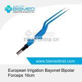 European Irrigation Bipolar Forceps 20cm