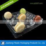 15 Pcs PET Wholesale Blister Plastic Macaron Packaging Tray With Lids Dongguan Supplier