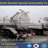 3~12 cbm vacuum suction truck for sewage cleaning/fecal treatment