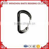 Mini Carabiner Spring Hook,Outdoor D Shaped Carabiner Bit Aluminum Snap Hook thumbnail-4