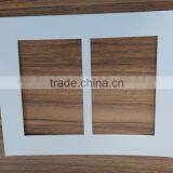 SUNBOW White Matboard and Cream Core of 2 Openings and 1.2mm Thickness Matboard