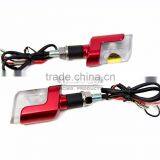 BJ-SL-058 Motorcycle Accessories Red Aluminum Housing LED Motorcycle Turn Signal Lights Chopper Bobber thumbnail-3
