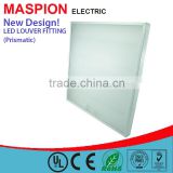 36W and 595x595x40mm LED Louver Fitting(Milky Prismatic) LED Grille Light