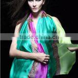 2016 Hangzhou Silk Spring Summer Cheap Digital Printing 100% Silk Satin Scarf thumbnail-3