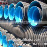 MAX Extruded High Density Polyethylene Double Wall Corrugated Pipes for Drainage and Sewer