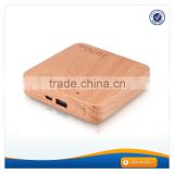 AWC910 Best Quality Beech and Walnut Wood+Aluminium mobile phone battery charger 5600mah long lasting power bank
