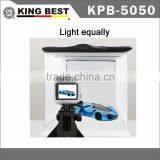 KINGBEST 50x50cm Adjustable Light Distance Light Weight Portable Lighting Photo LED Studio Shooting Tent Photo Studio Light Kit thumbnail-4