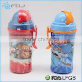 PC Plastic Type And Plastic Material Clear Kids Plastic Water Bottles . thumbnail-1