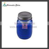 Decorative 7 oz Glass Jar Candle With Lid thumbnail-1