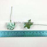 Aqua Blue, Small Handmade Mulberry Paper Flower, Wedding Party, Scrap-booking Crafts, Wholesale thumbnail-3
