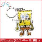 Acrylic Key Chain With Color