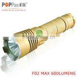 POPPAS F20 T6 10w High Powerful Reflector Rechargeable Led Flashlight thumbnail-1
