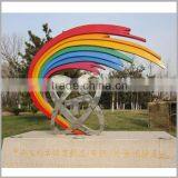 Outdoor Modern 304 Stainless Steel Sculpture for Garden Decoration thumbnail-1