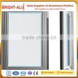 Wood Grain Aluminium Profile Sliding Window Door Frame Section thumbnail-4