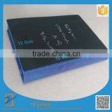 Custom Notebook, Leather Notebook, Black Blue Notebook, Free Shipping thumbnail-5