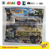 Hot Selling New Styles Friction Military Plastic Tractor Trucks Toy Set