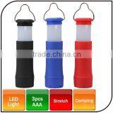 Portable Stretch Mini 1W LED Flashlight Multi-function Camping Lantern