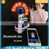 China Wholesale Summer ABS Electronic Bluetooth Table Fan thumbnail-2