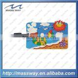 Promotion Custom Cartoon 3D Soft PVC Rubber Luggage Tag thumbnail-2