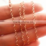 SN041 316lStainless steel simple design and rose gold plated necklaces