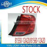 Auto Accessories Stock Selling Good Quality Tail Lamp for Toyota Corolla Axio 212-19p7 OEM 81550-12A20 81560-12A20