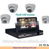 4ch 960H Dvr Kit With 7inch LCD Screen, Cmos 800tvl Security Camera Kit,security DIY Kit,iPhone&Anroid Phone View