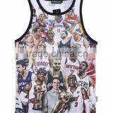 Wholesale 100% Cotton Custom Printed Mens Vest thumbnail-6