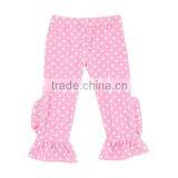 Presnickety Leggings Wholesale 2016 New Style Dot Print Baby Pants Ruffle Pants for Girls thumbnail-1