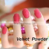 New Arrival 12 Colors Velvet Powder Nail Polish Manicure Or Pedicures Nail Art Hotsale