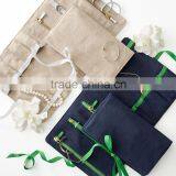 Travel Linen Jewelry Roll Organizer Bag Case thumbnail-2